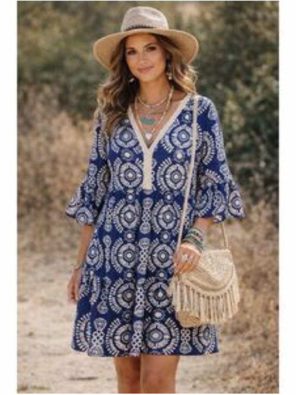 Saiph Lab Italian Dress in Blue - Medium